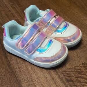 Iridescent Kids Shoes with Velcro Straps